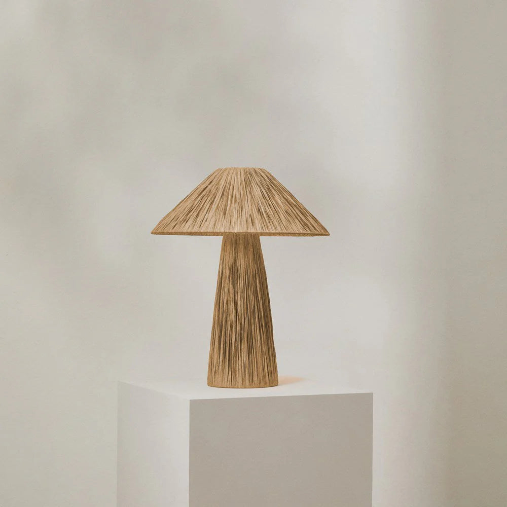 Ourea Raffia Table Lamp Natural