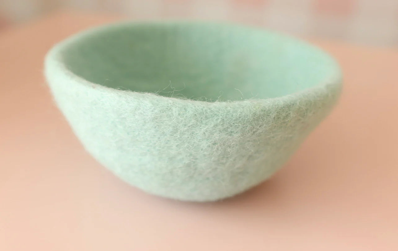 Pastel Felt Bowls