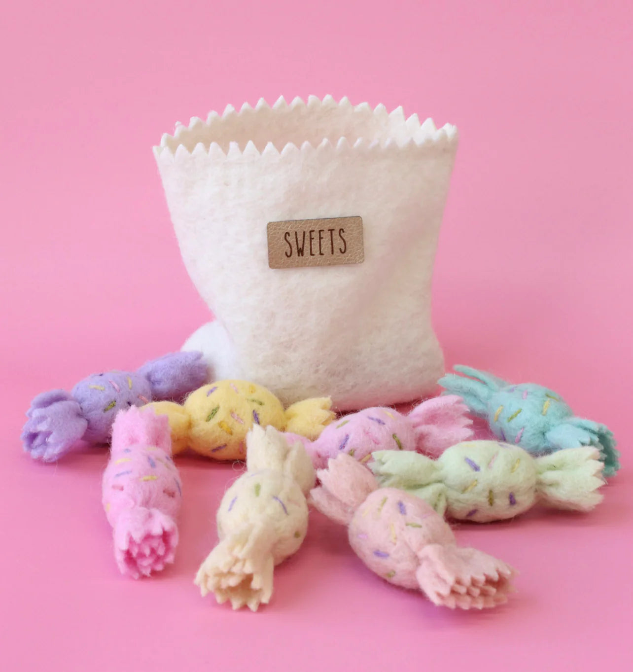 Felt Sweets in a Bag