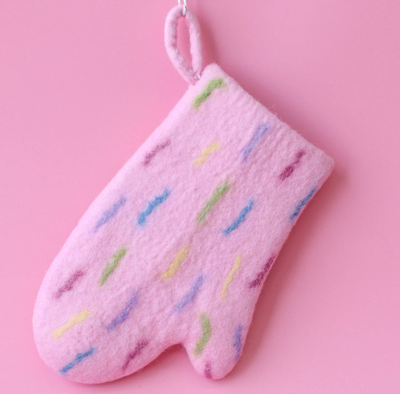 Rainbow Sprinkles Oven Mitt