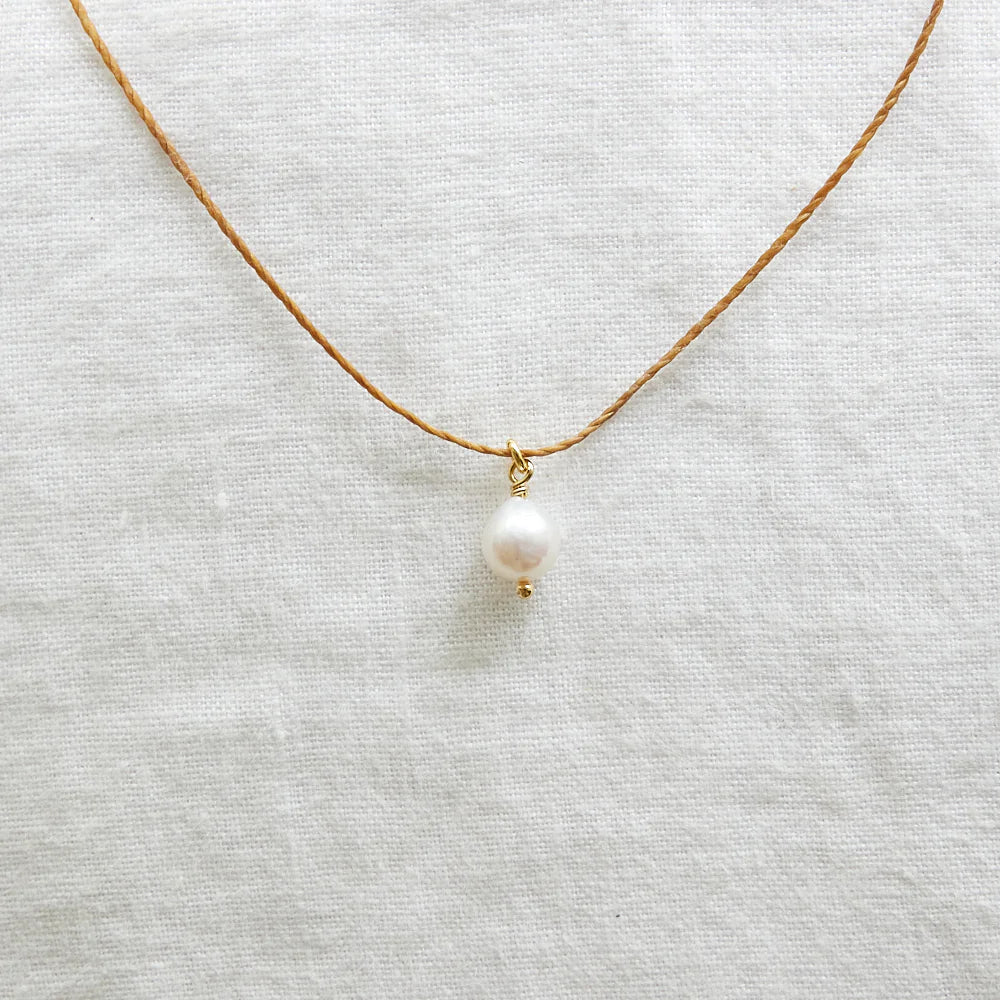 Fresh Water Pearl Cord Necklace