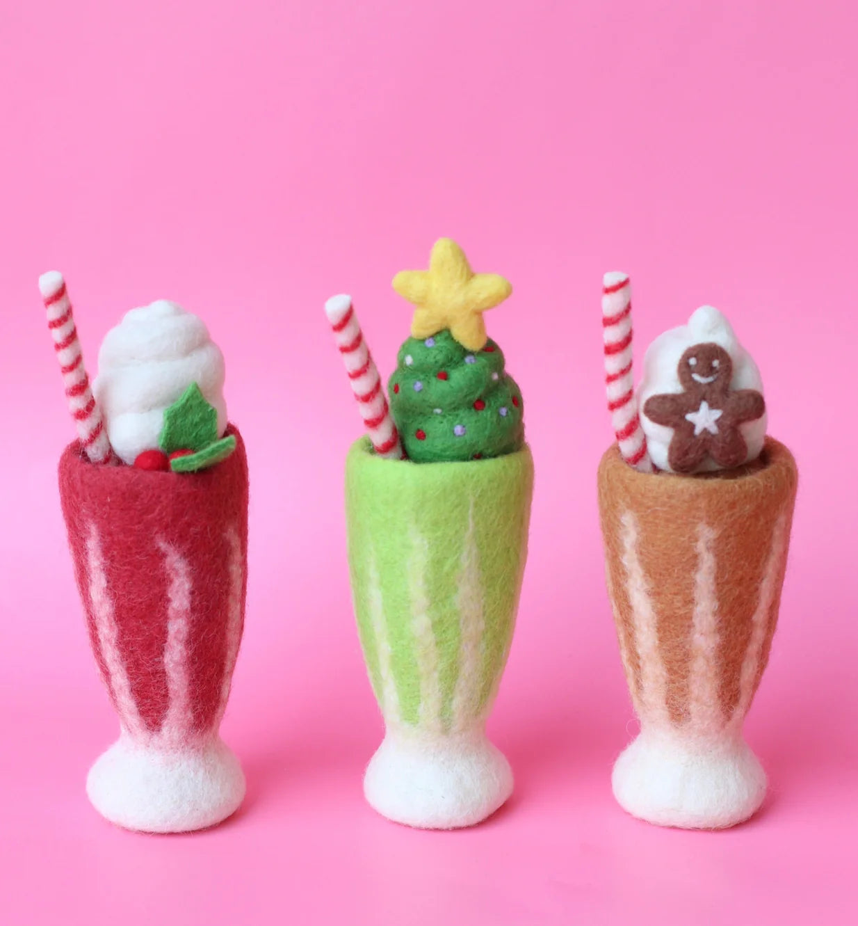 Felt Christmas Milkshake