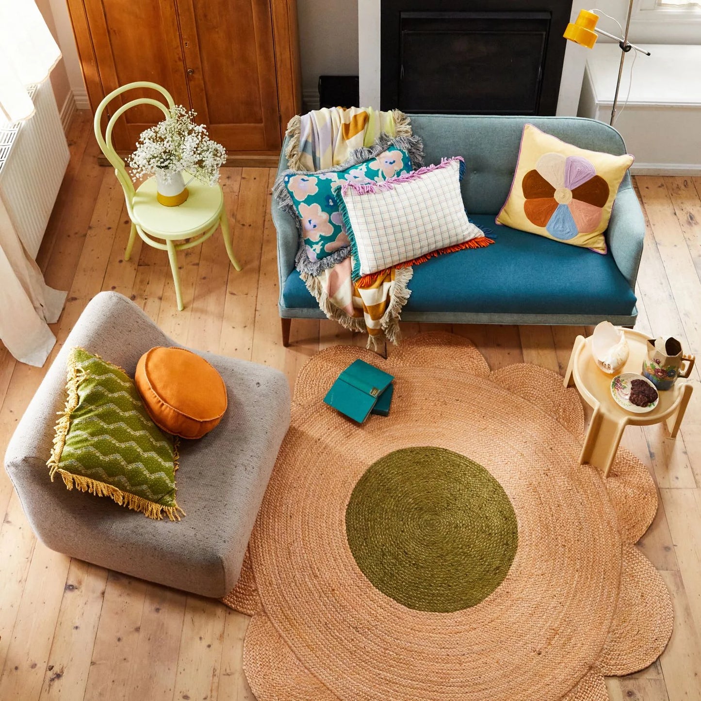 Bingley Jute Flower Rug