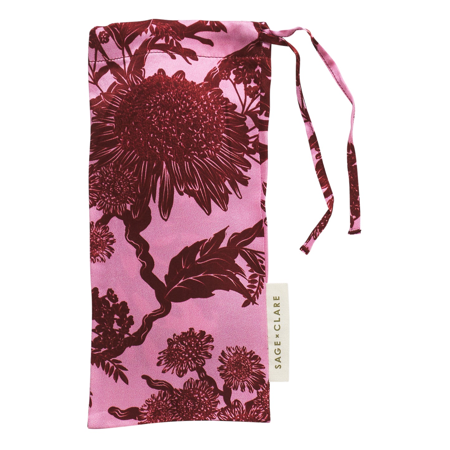 Delphine Silk Eye Mask - Orchid