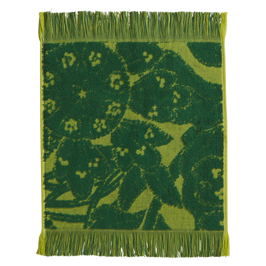 Lucia Face Washer Set - Kelp