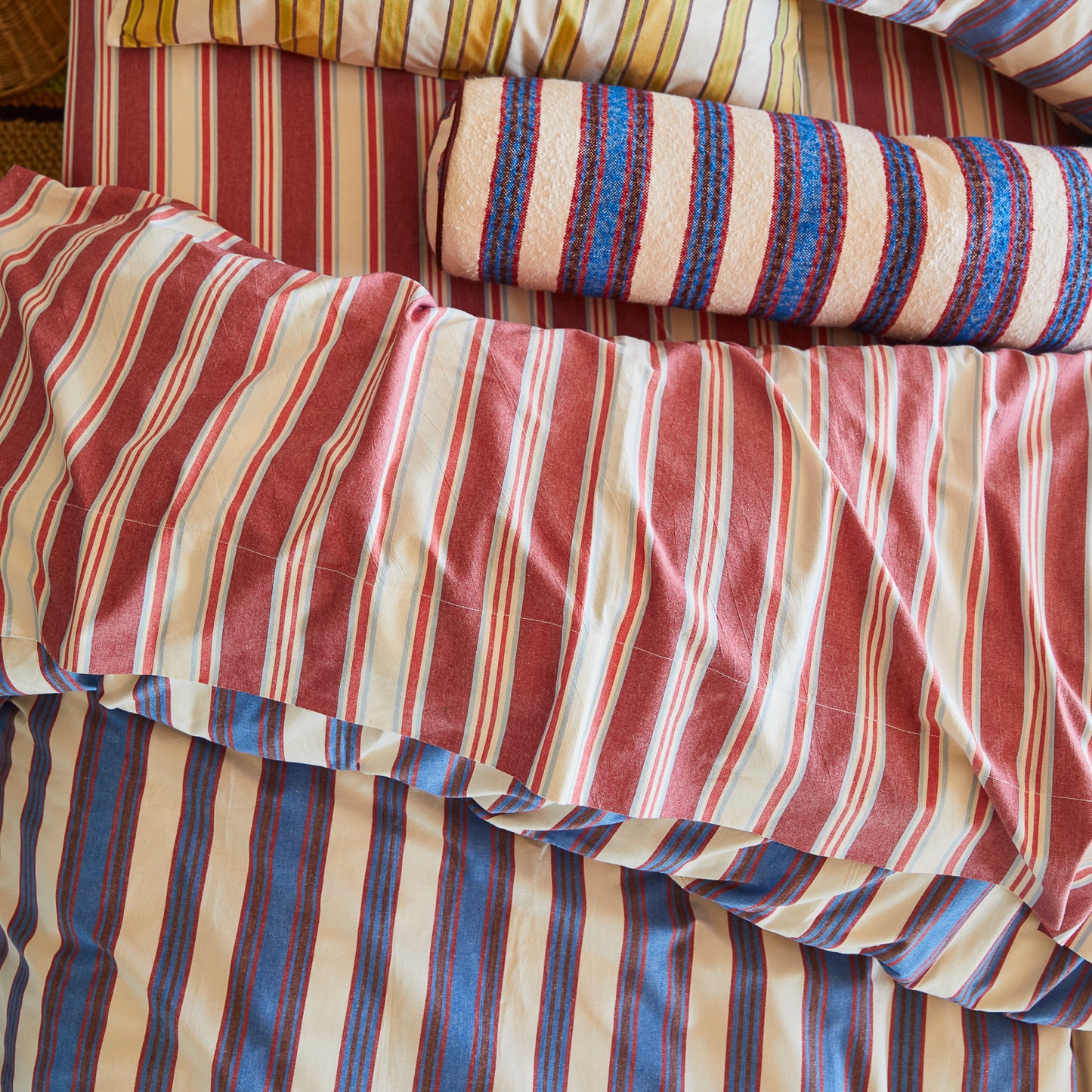 Selene Cotton Sheets - Crimson Fitted