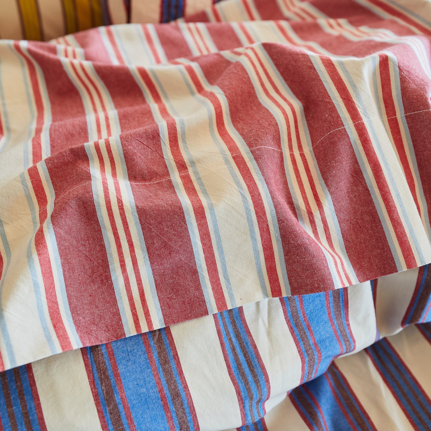 Selene Cotton Sheets - Crimson Fitted
