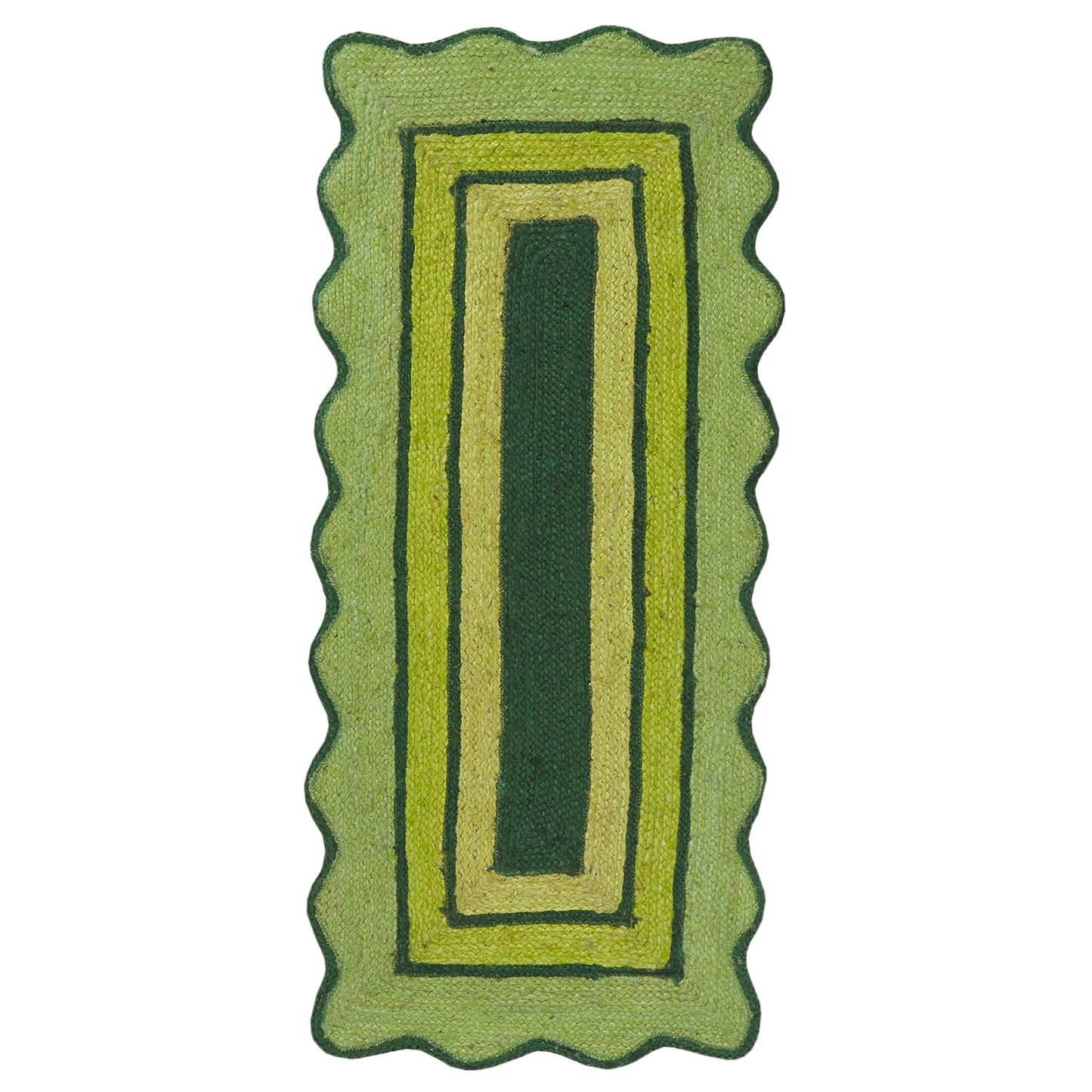 Melvie Jute Runner - Key Lime