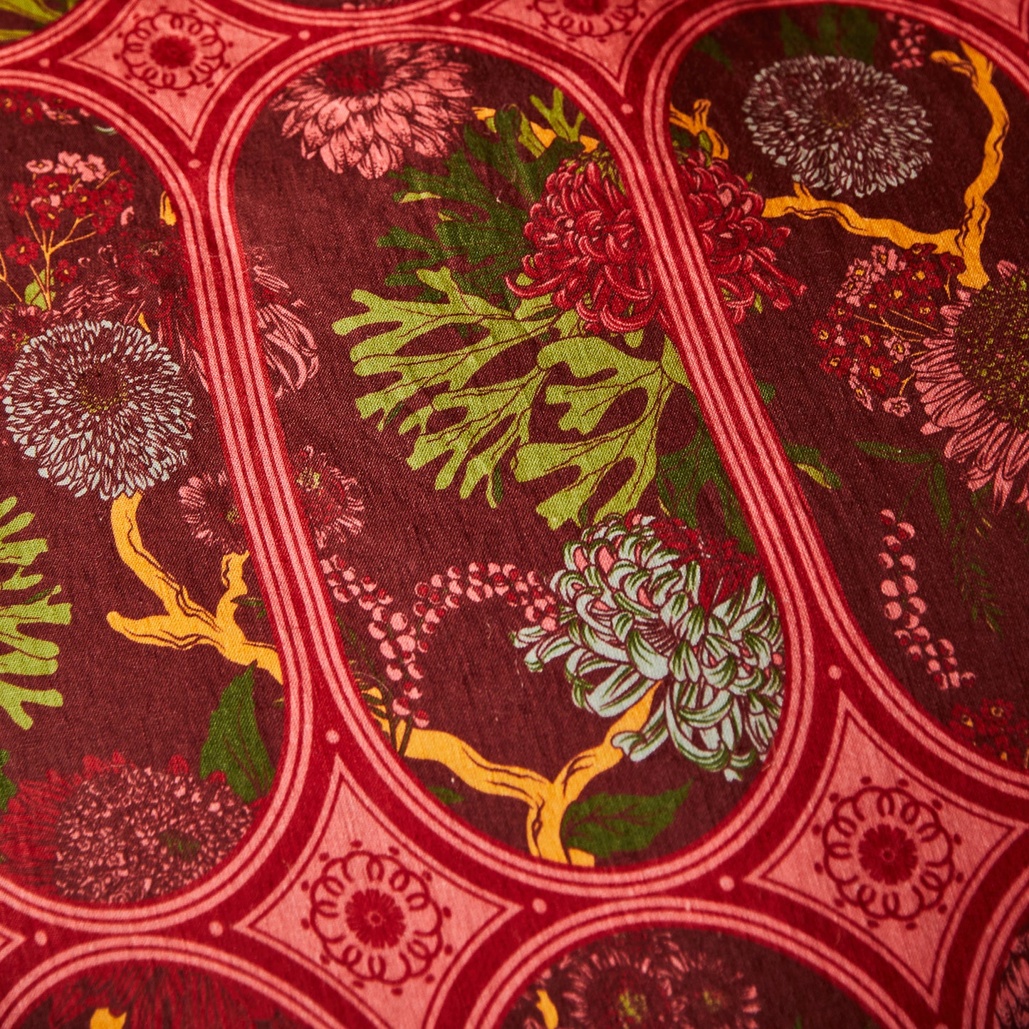 Naia Linen Quilt Cover - Garnet
