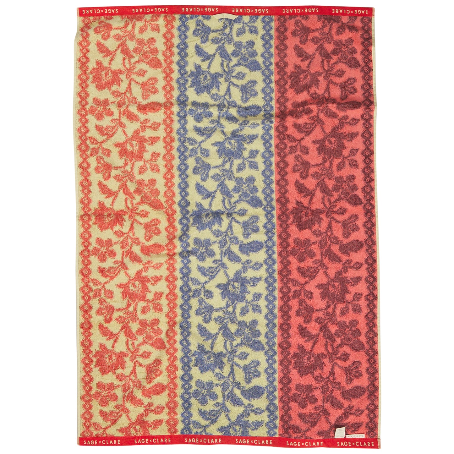 Thea Bath Sheet - Vermillion