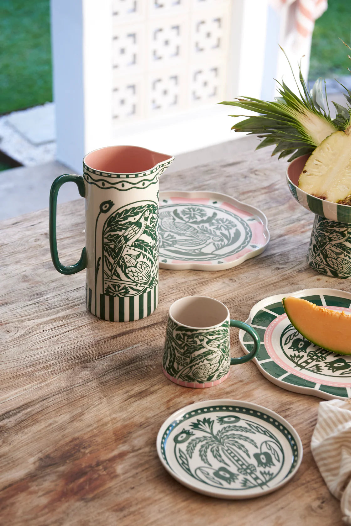 Del Sol Bird Mug Green