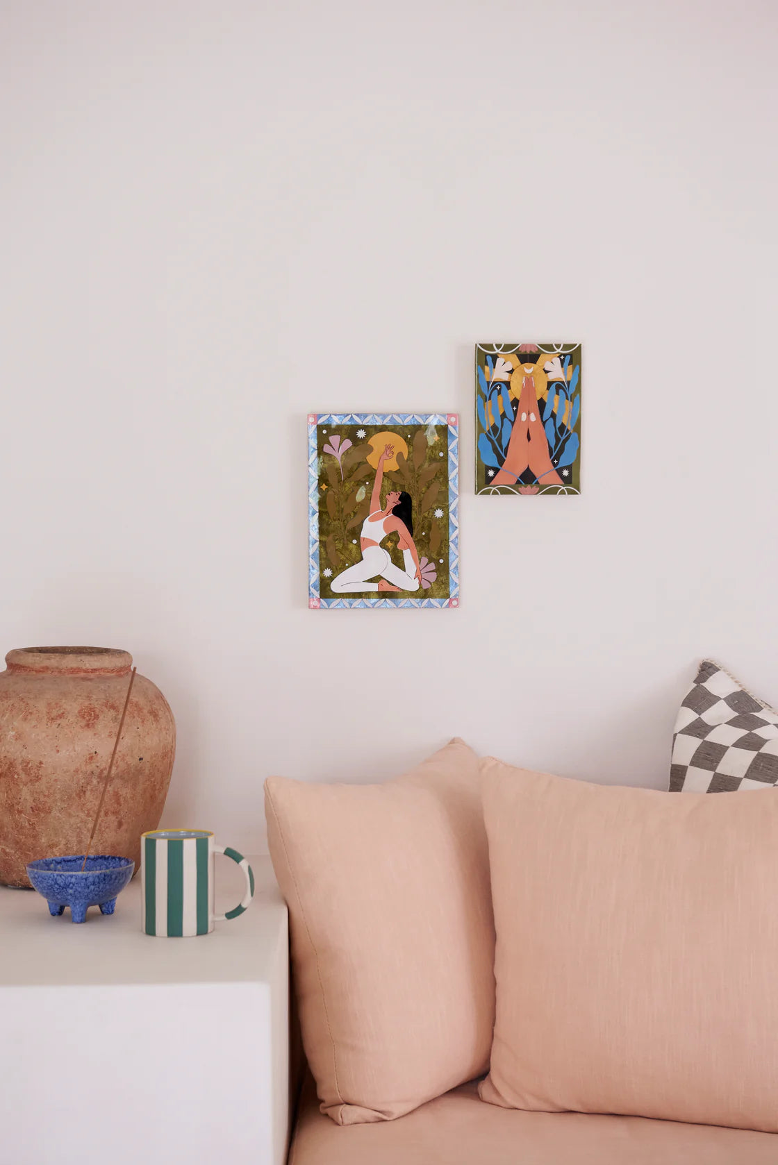Sun Mudra Green Wall Art
