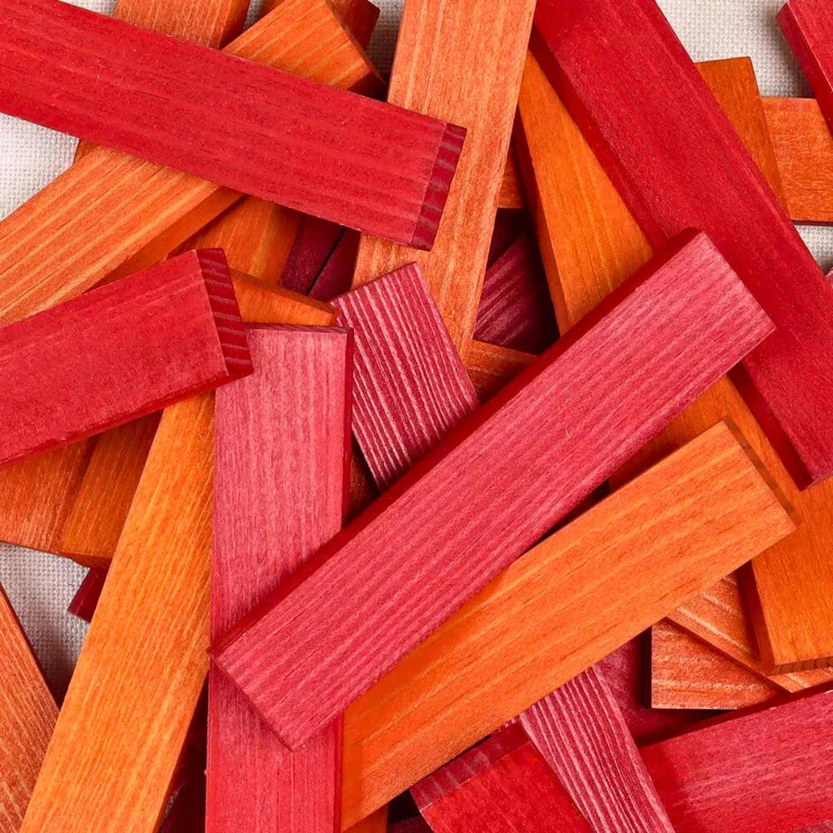 Blocks Building Planks & Art Book - Red