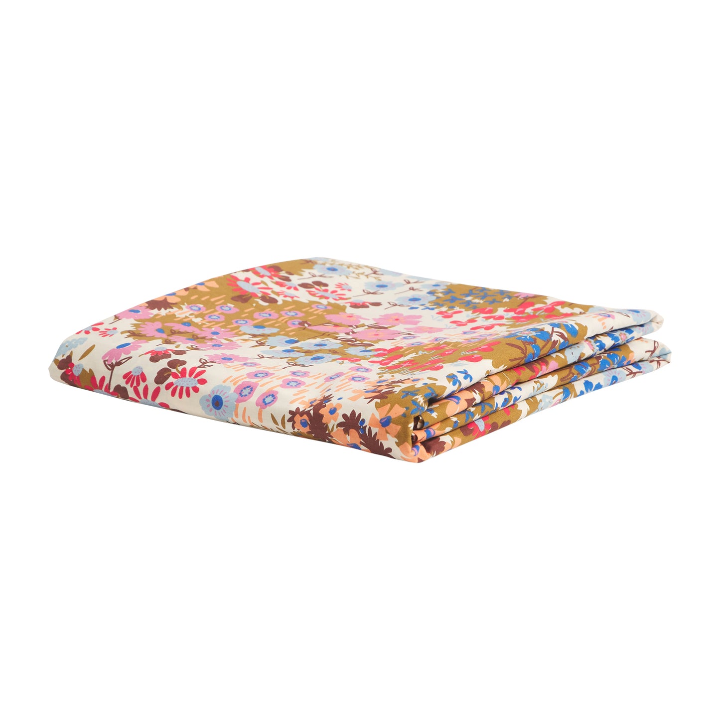Aisha Cotton Fitted Sheet - Ginger