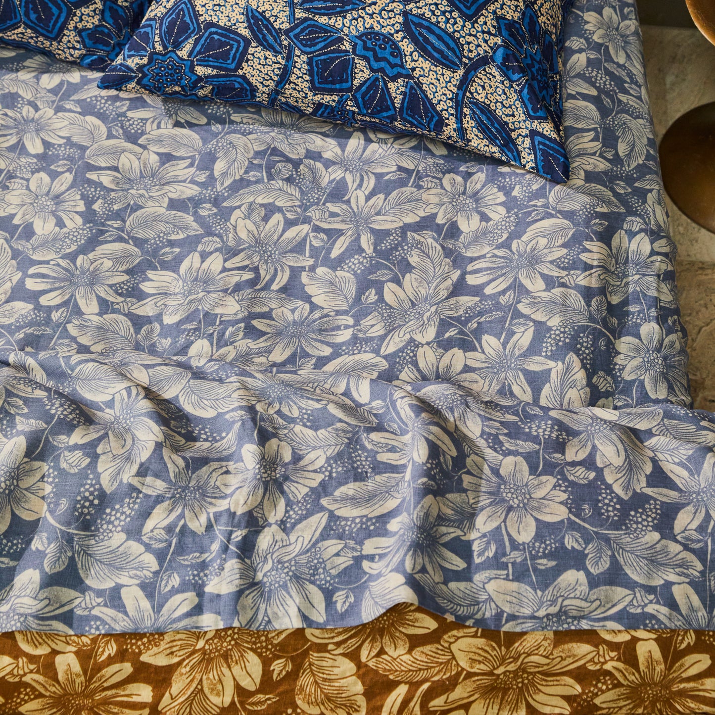 Amrita Linen Flat Sheet - Smoke