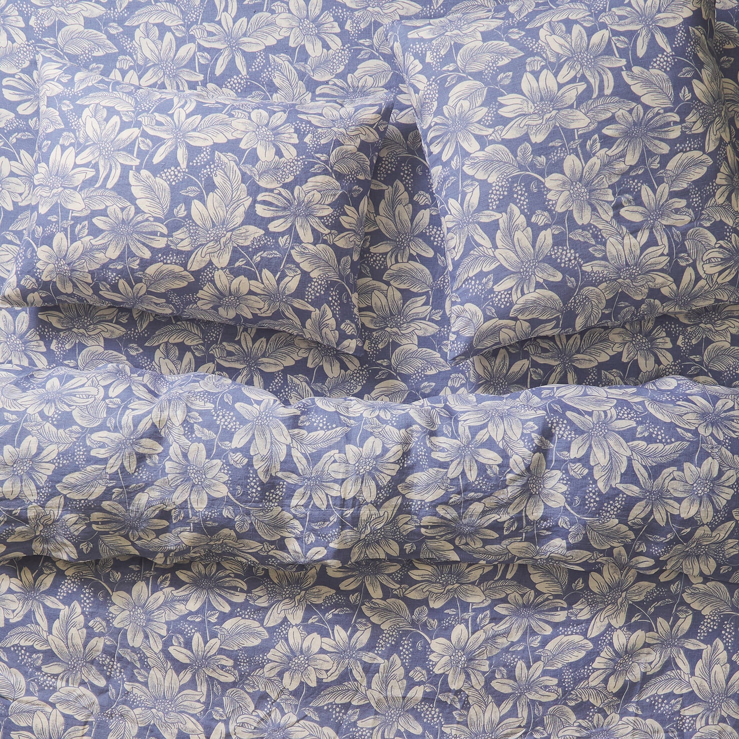 Amrita Linen Pillowcase Set of 2 - Smoke