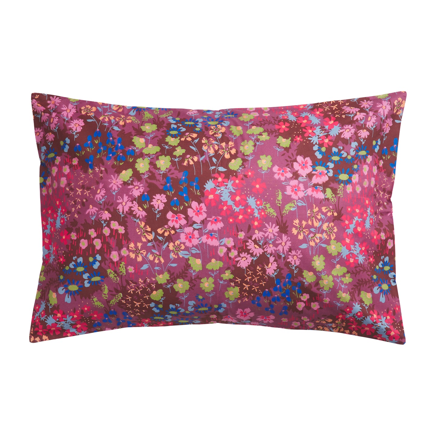 Aisha Cotton Pillowcase Plumberry Set of 2