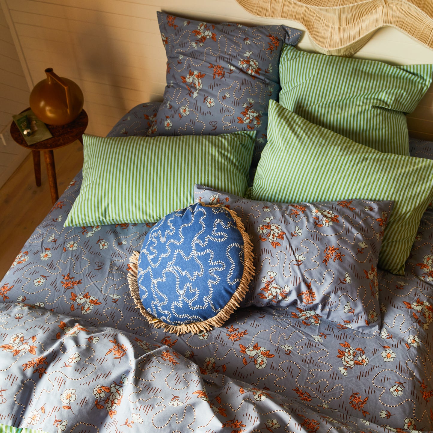 Bundi Cotton Pillowcase Set of 2 - Palm
