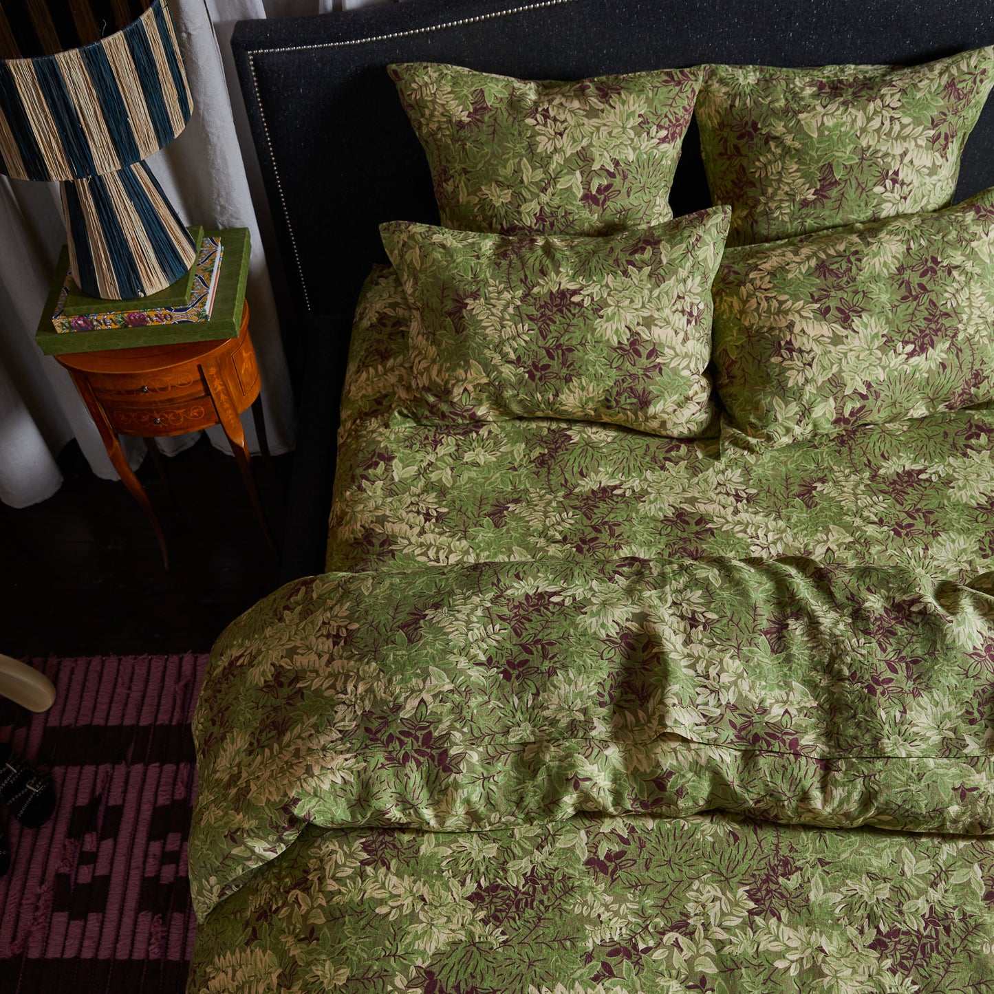 Alka Linen Quilt Cover Reed