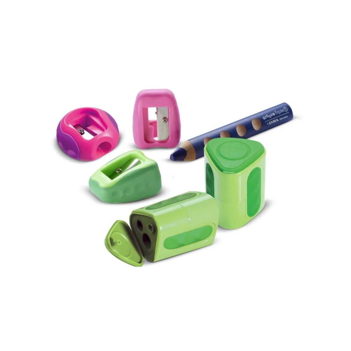 Twin-Hole Triangular Shaped Sharpener