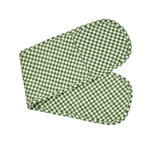 Long Pot Holder Checkers Leaf