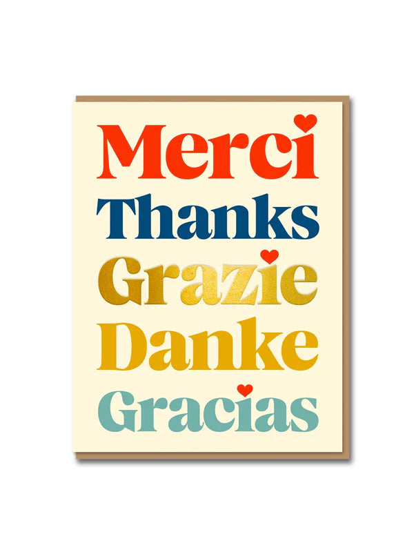 Merci Serif Card