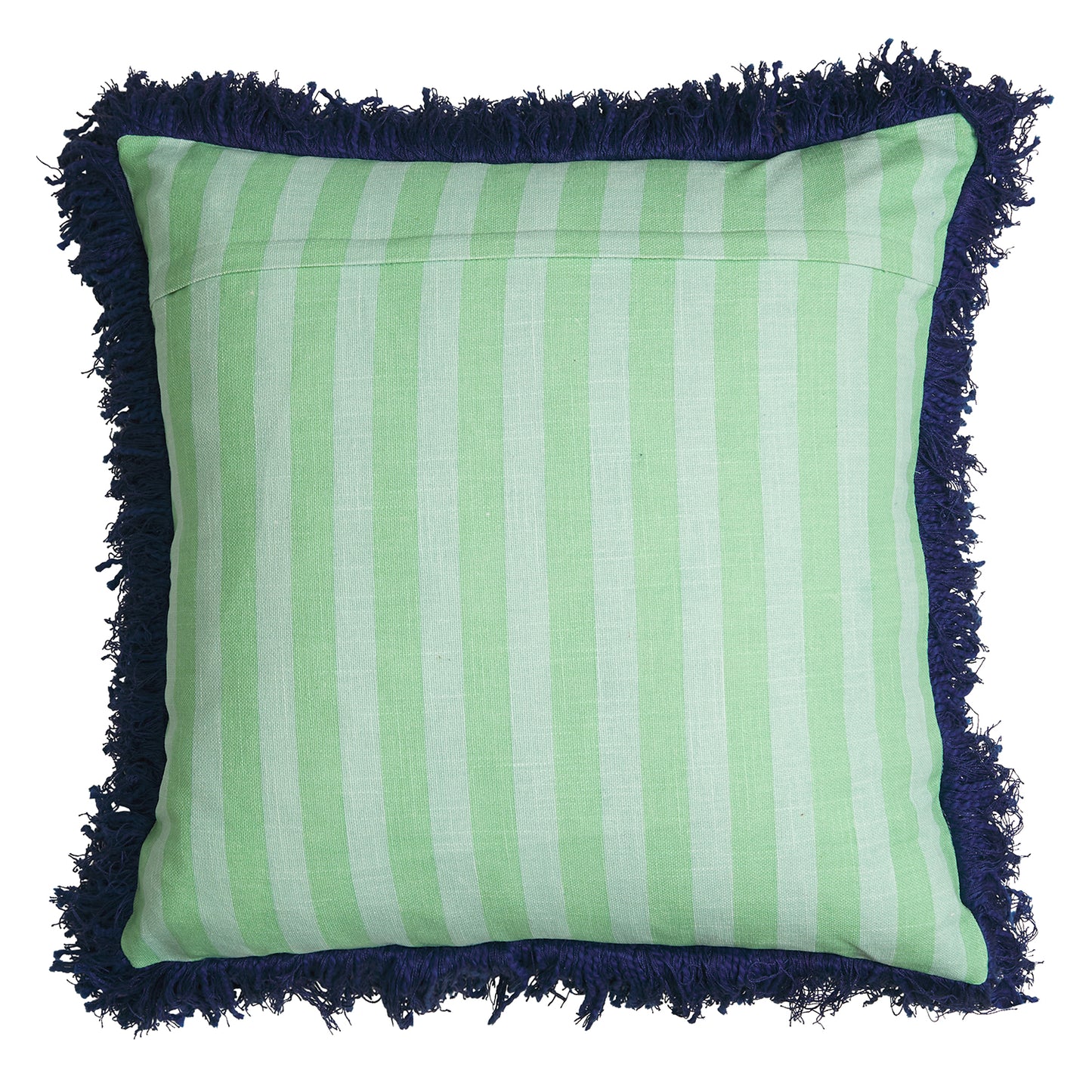 Annette Embroidered Cushion - Jade Feather Insert