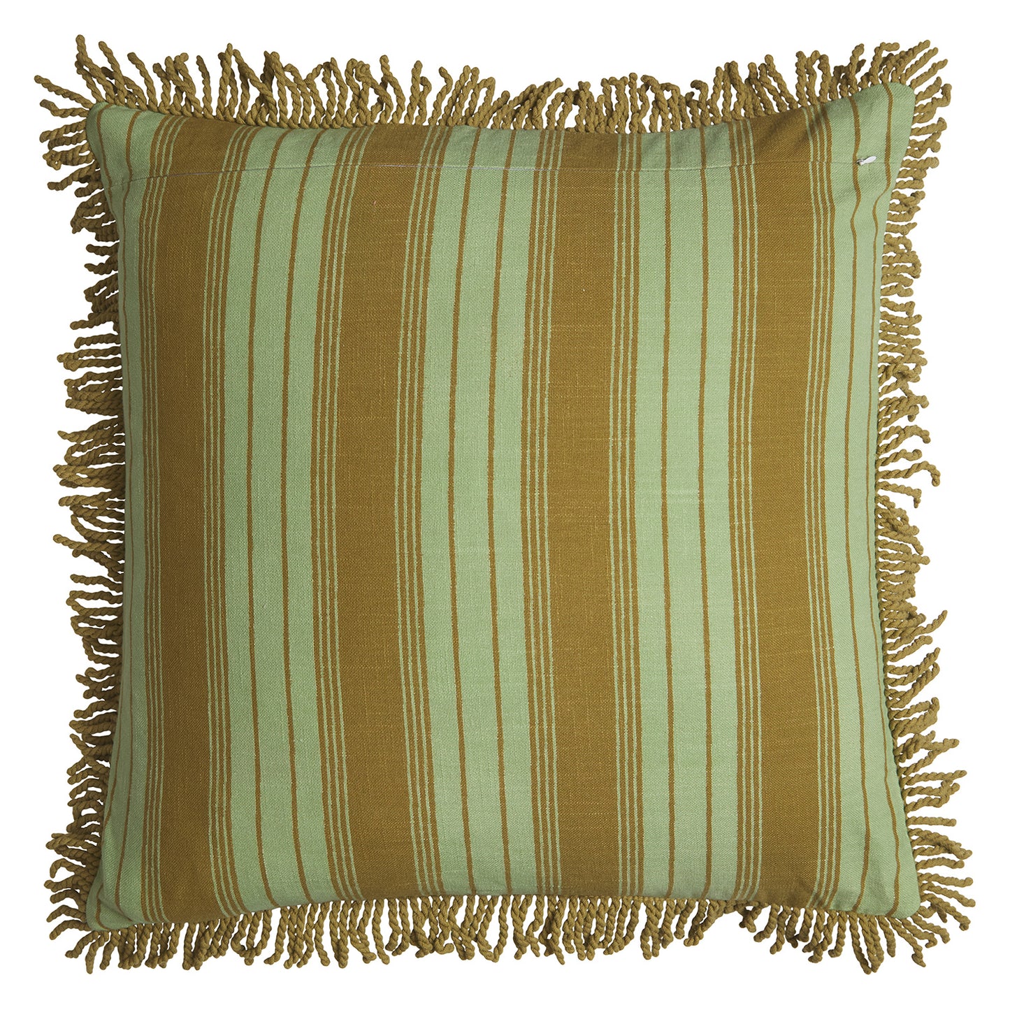 Brigitte Velvet Cushion - Olive Feather Insert