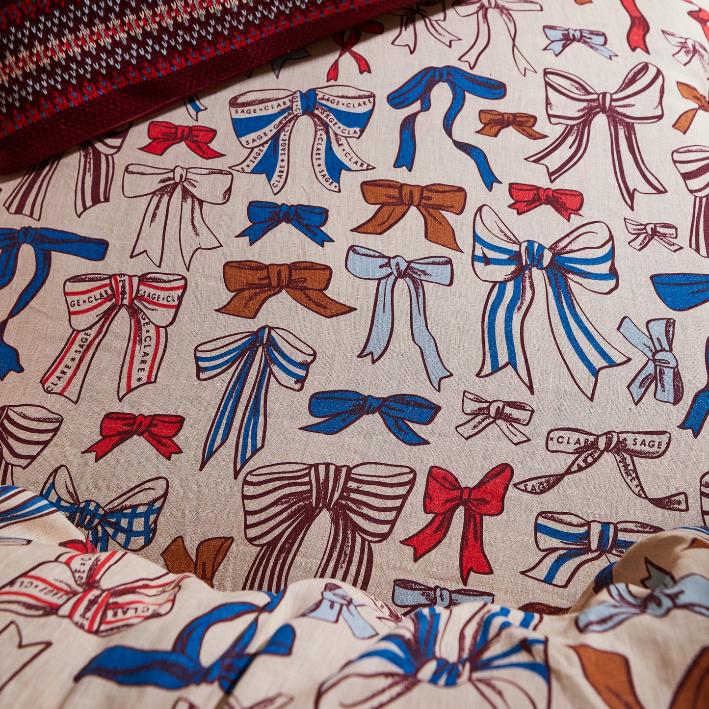 Lottie Linen Fitted Sheet