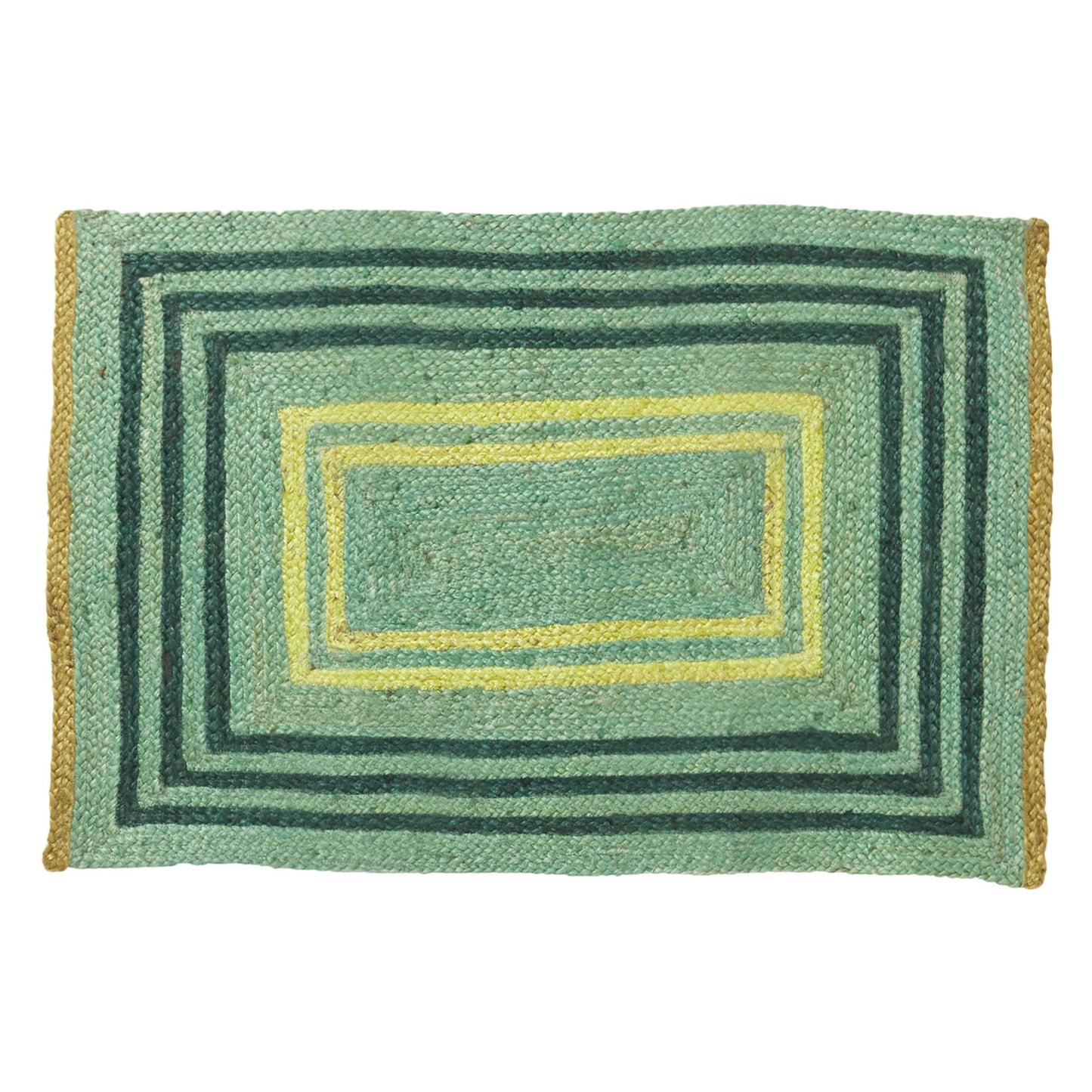 Lenore Jute Mat - Emerald