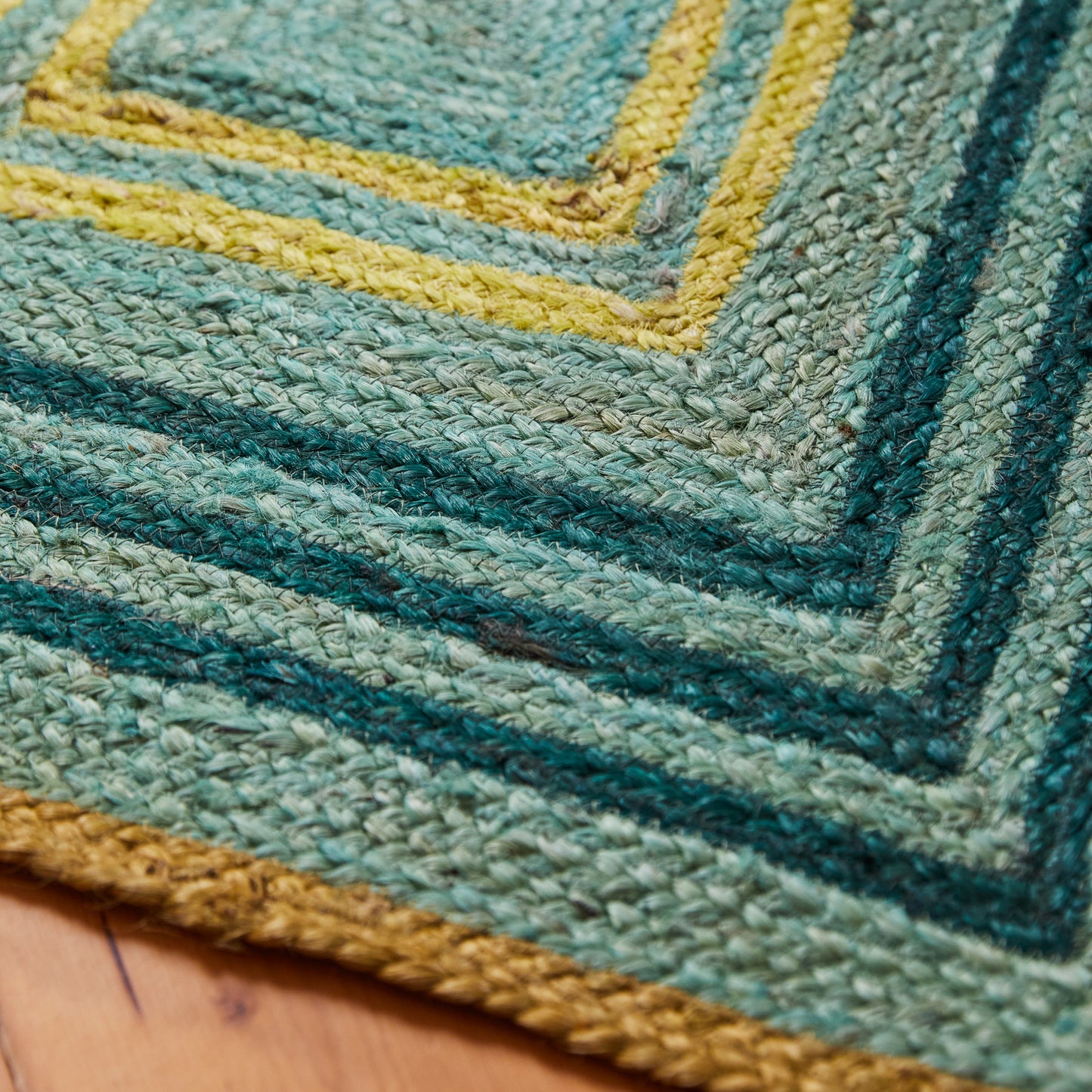 Lenore Jute Mat - Emerald