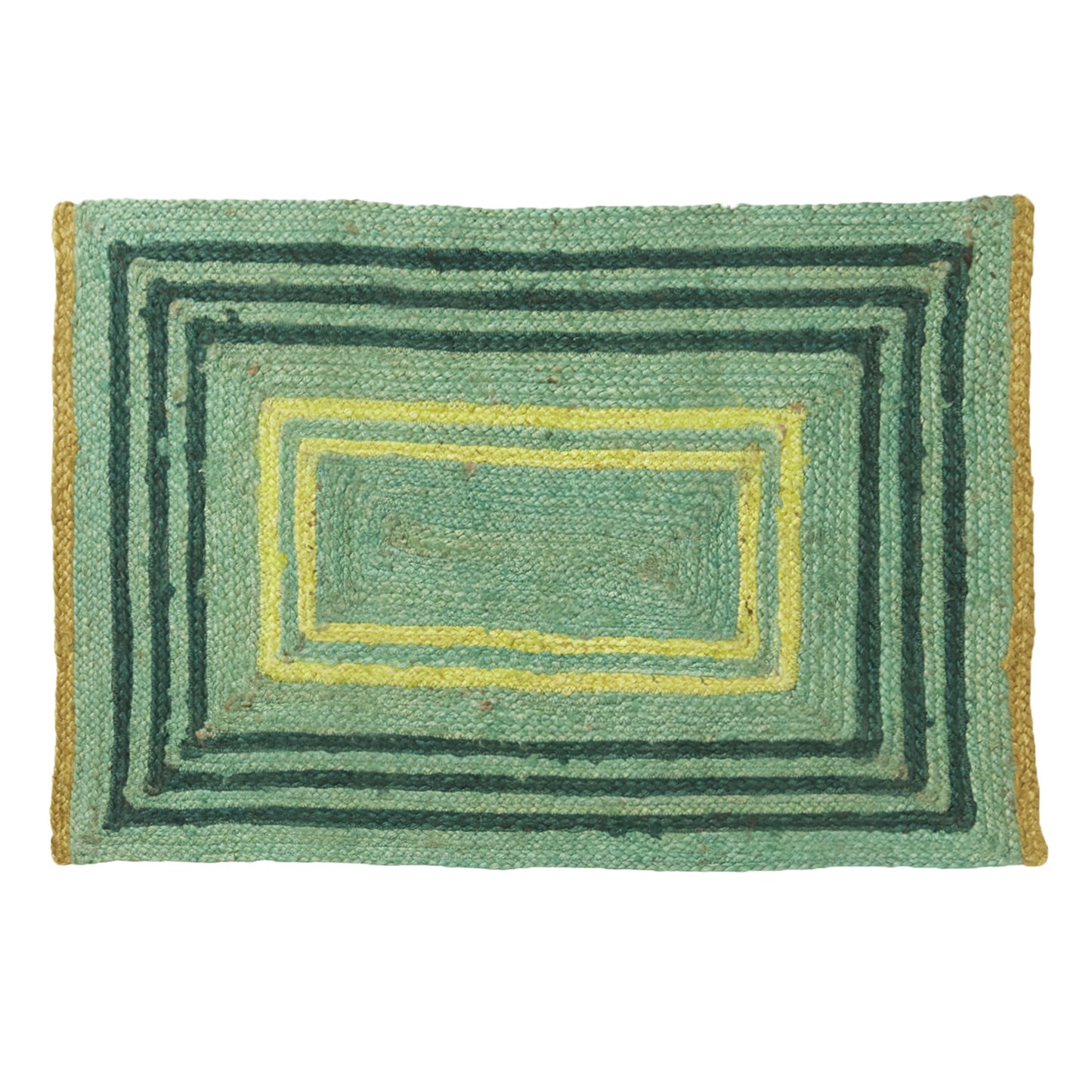 Lenore Jute Mat - Emerald
