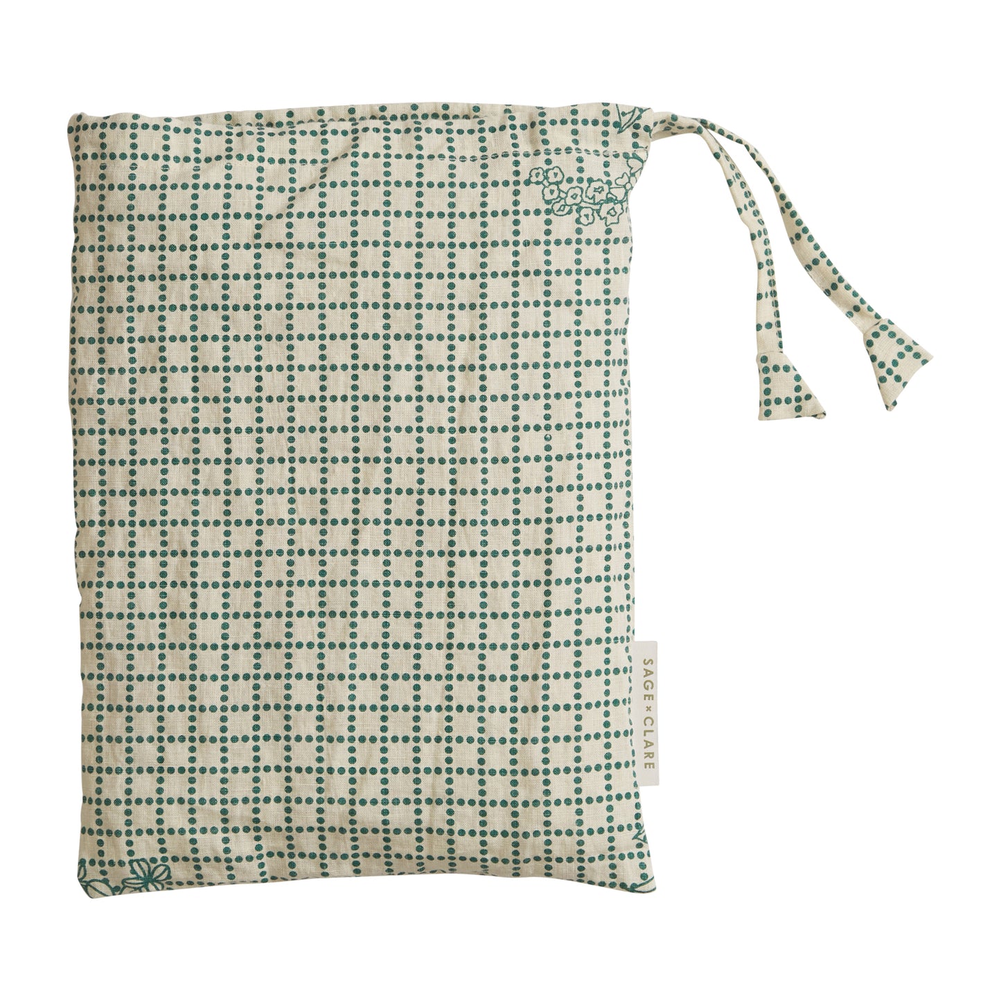 Mallorie Linen Pillowcase Set - Forest