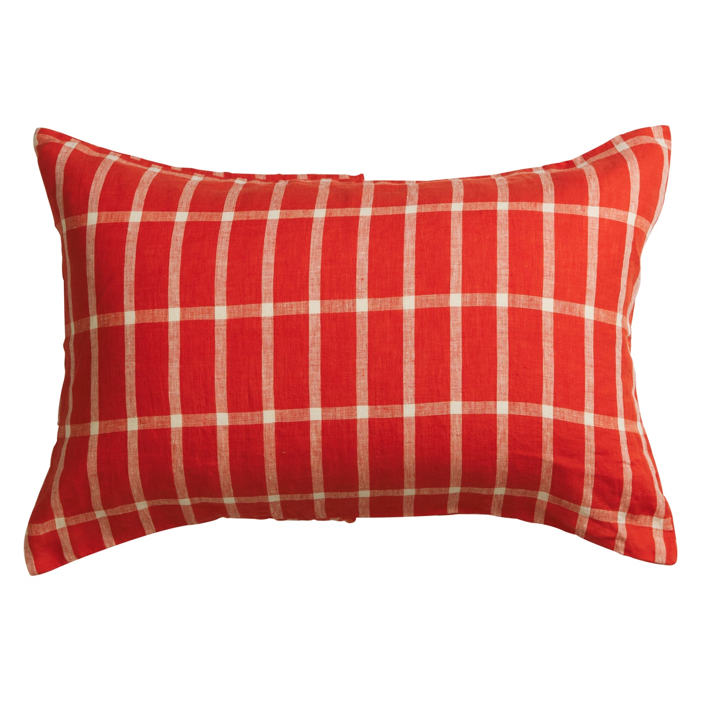 Remi Linen Pillowcase Set - Scarlet
