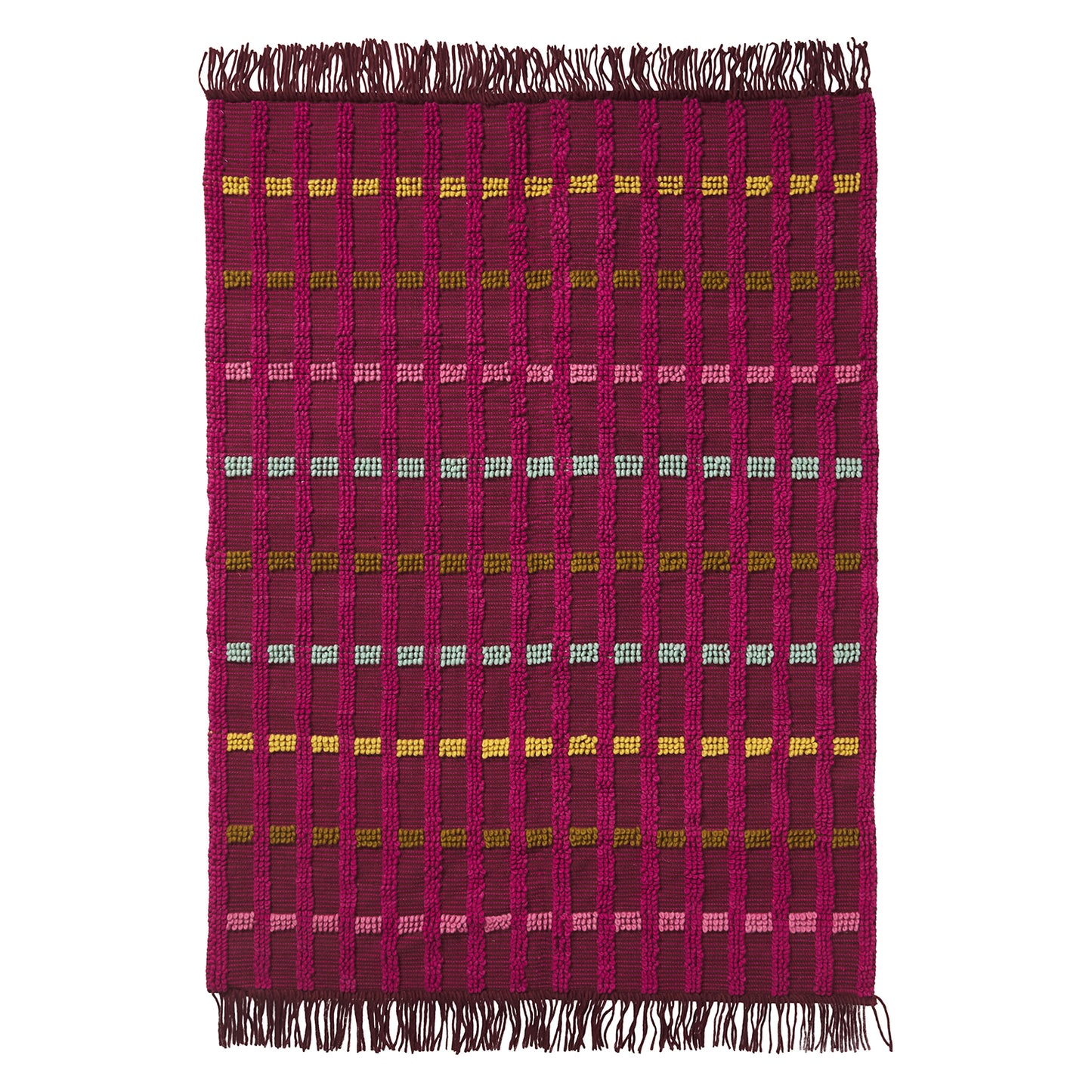 Morell Knotted Rug - Fuchsia