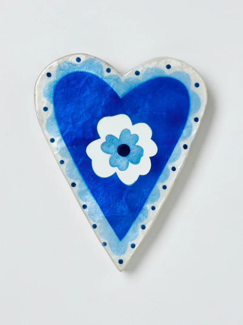 Poppy Blue Heart