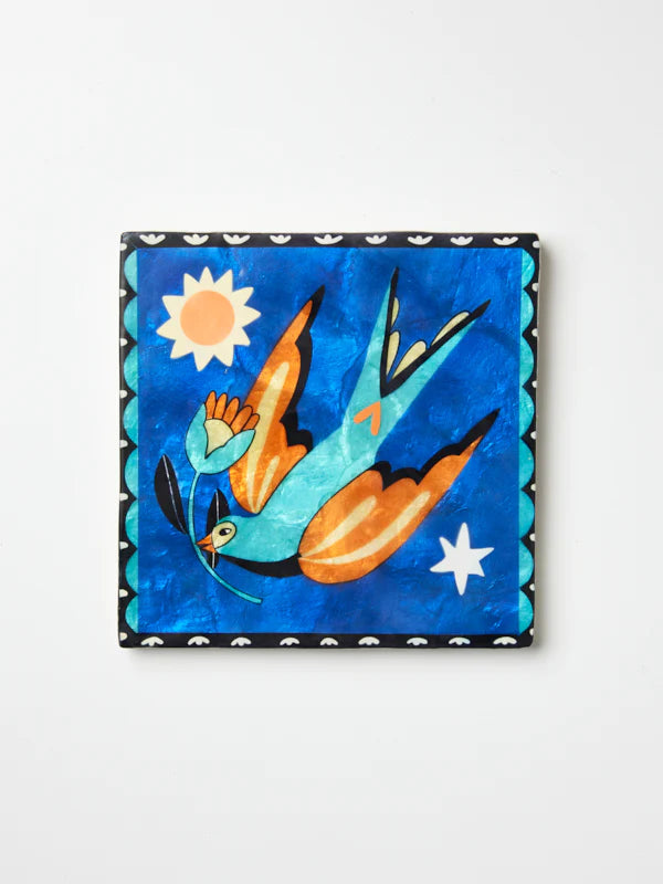 Gardienne Bird Blue Wall Art
