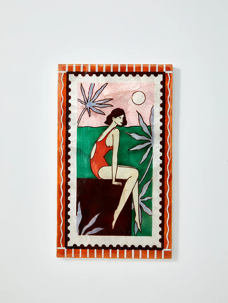 Resort Dangle Green Wall Art
