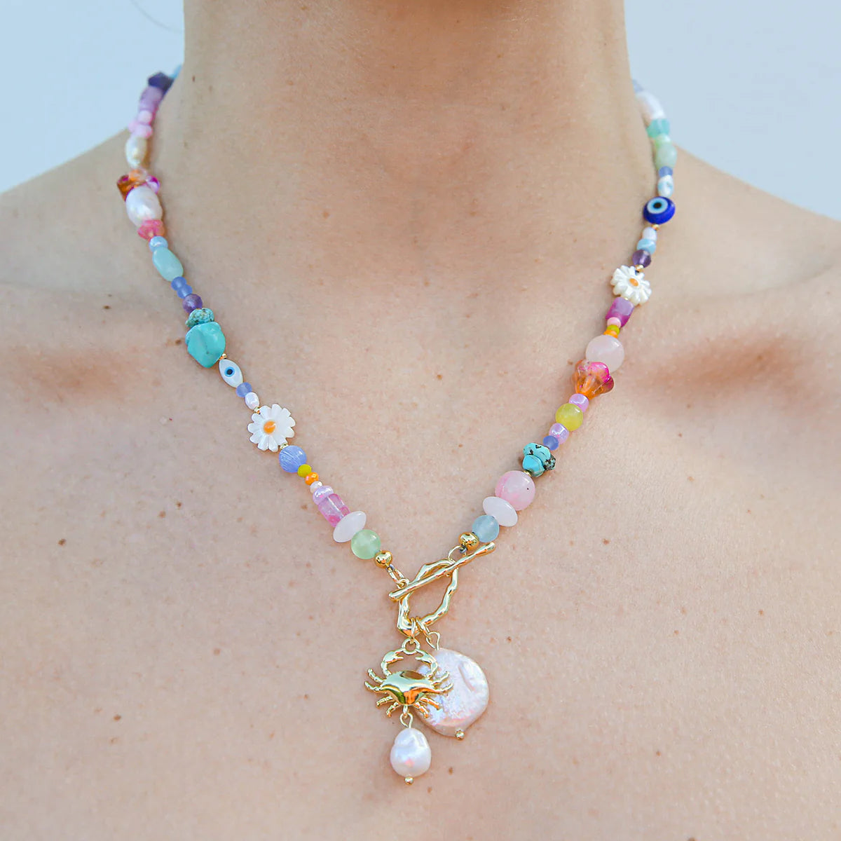 Rainbow Fob Necklace