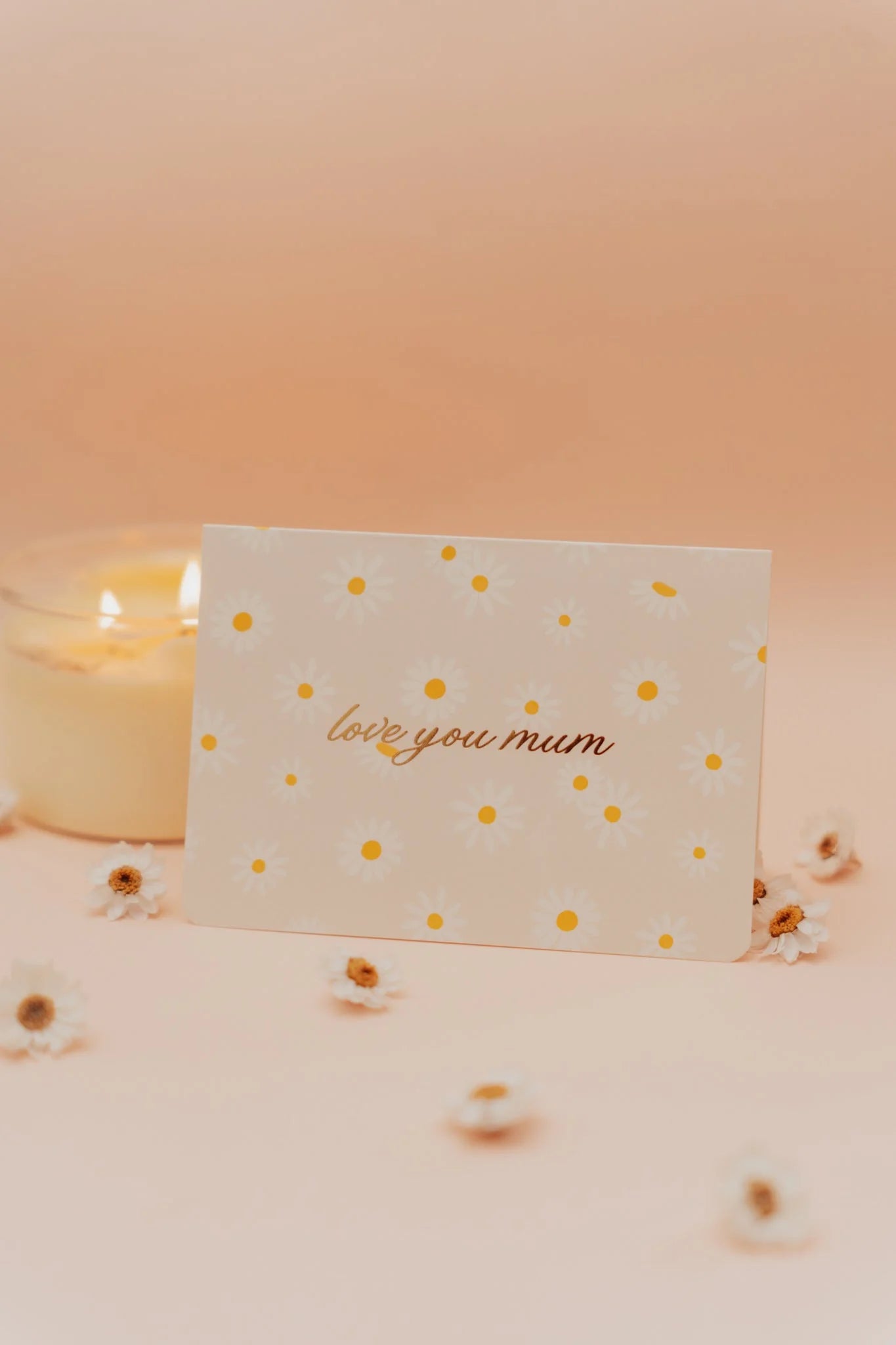 Love You Mum Daisies Card