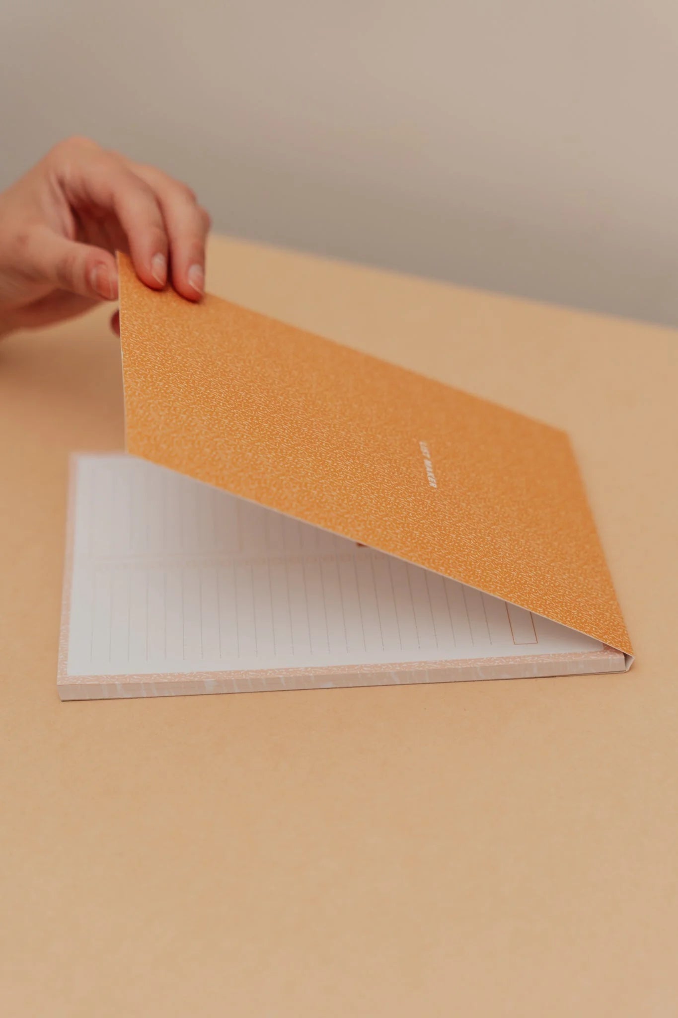 Ochre Composition Listmaker Notepad