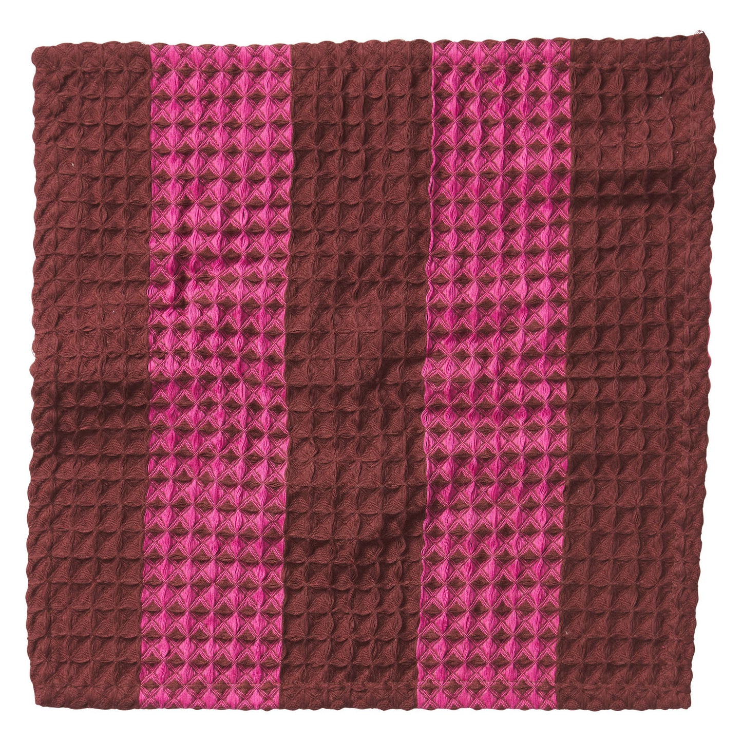 Zelia Waffle Face Washer Bougainvillea