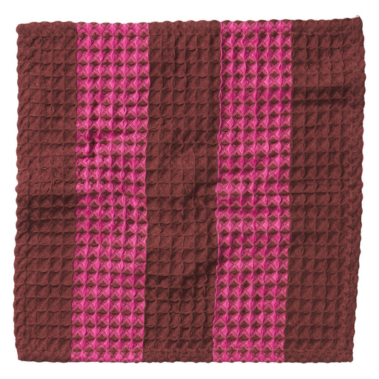 Zelia Waffle Face Washer Bougainvillea