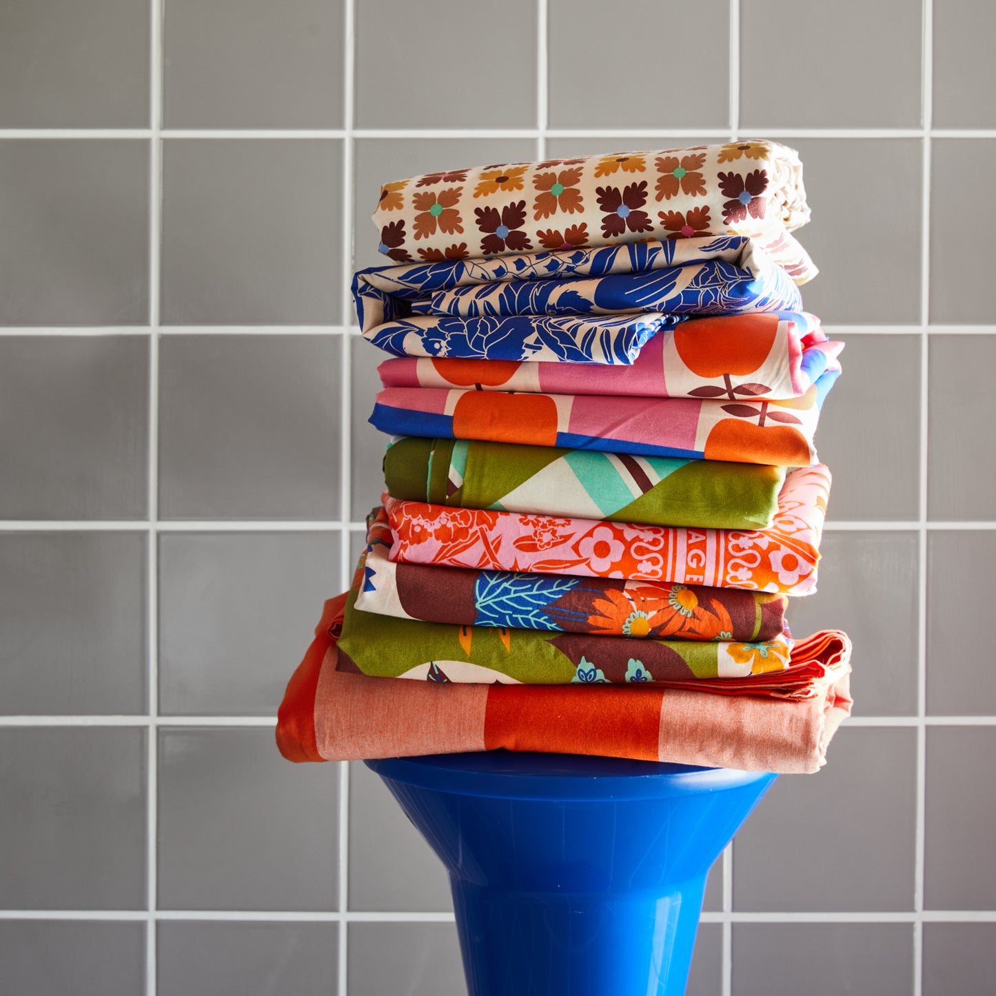 Alexa Cotton Flat Sheet Cosmos