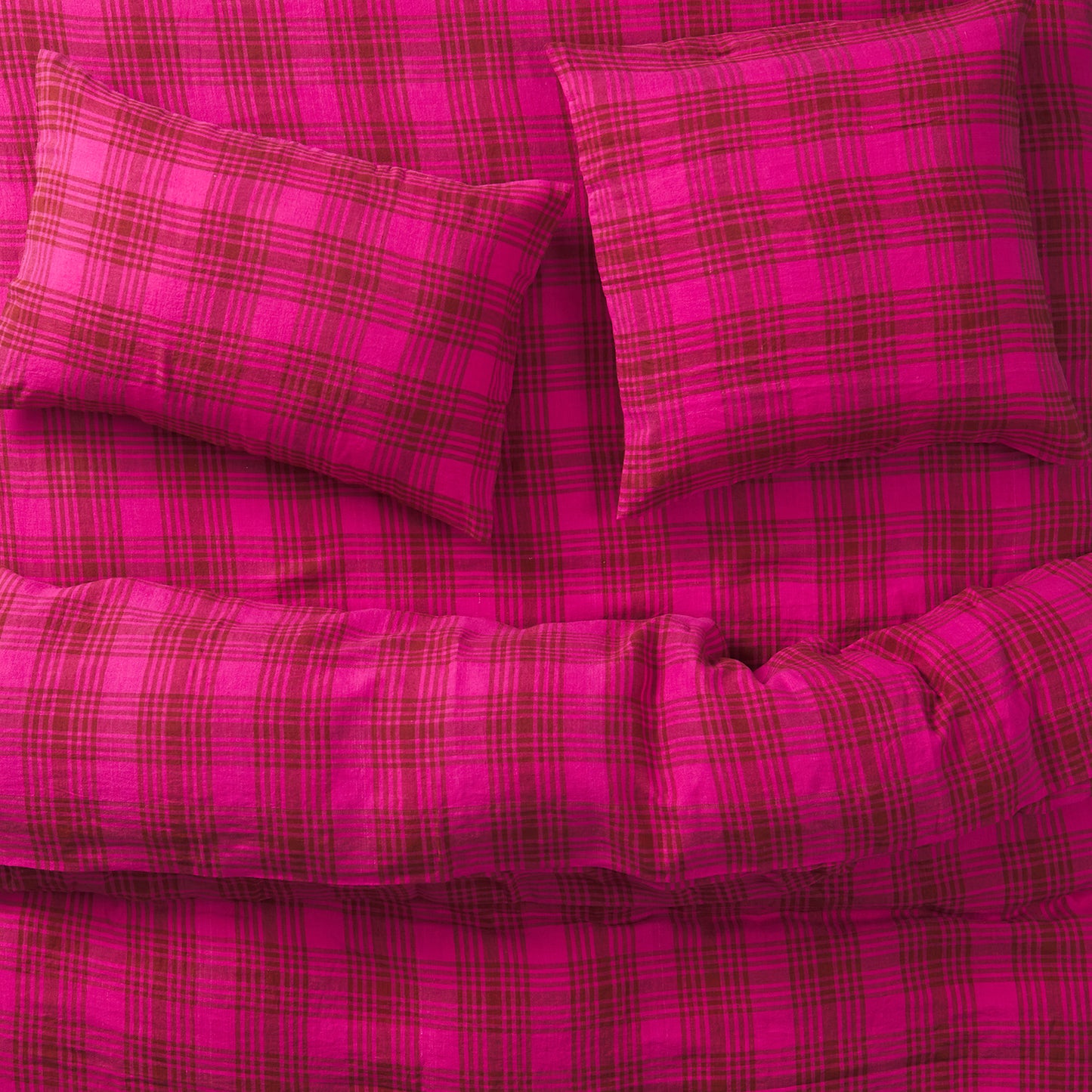 Pello Linen Pillowcase Set of 2 Bougainvillea