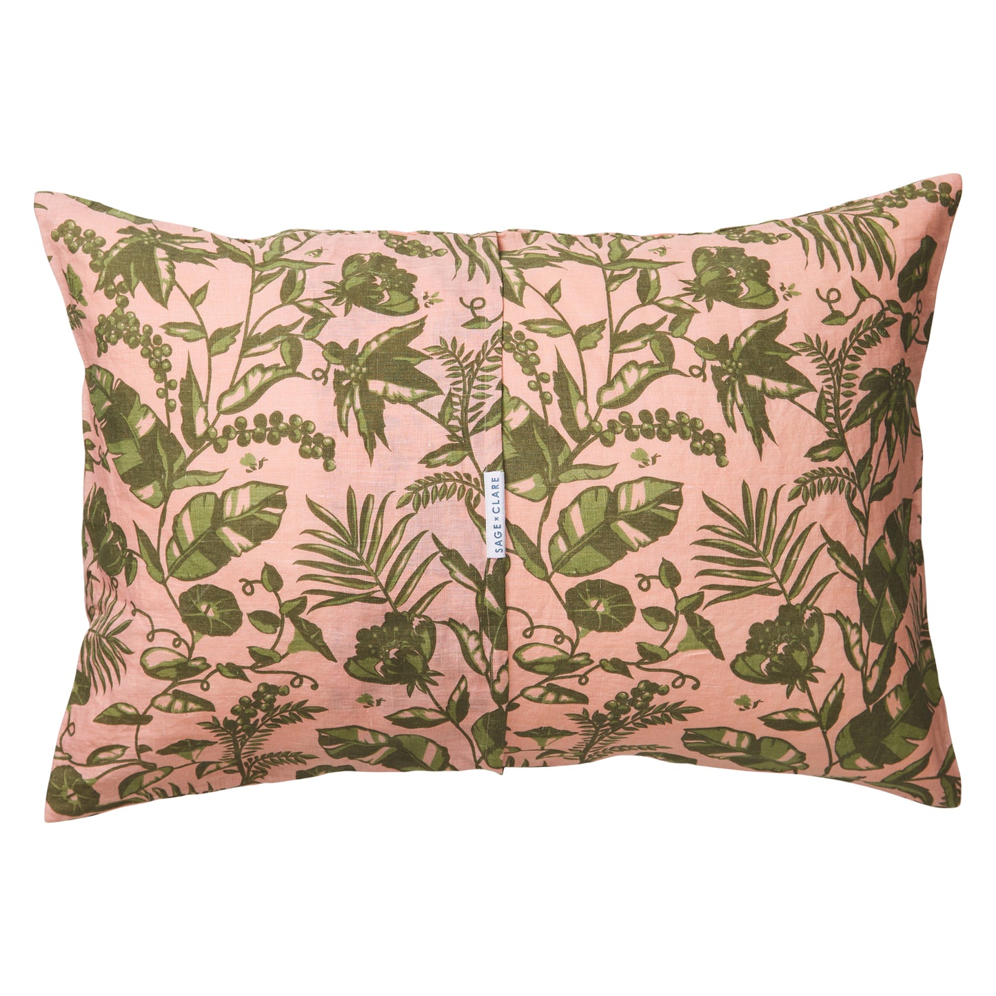 Safia Linen Pillowcase Set of 2 Martini