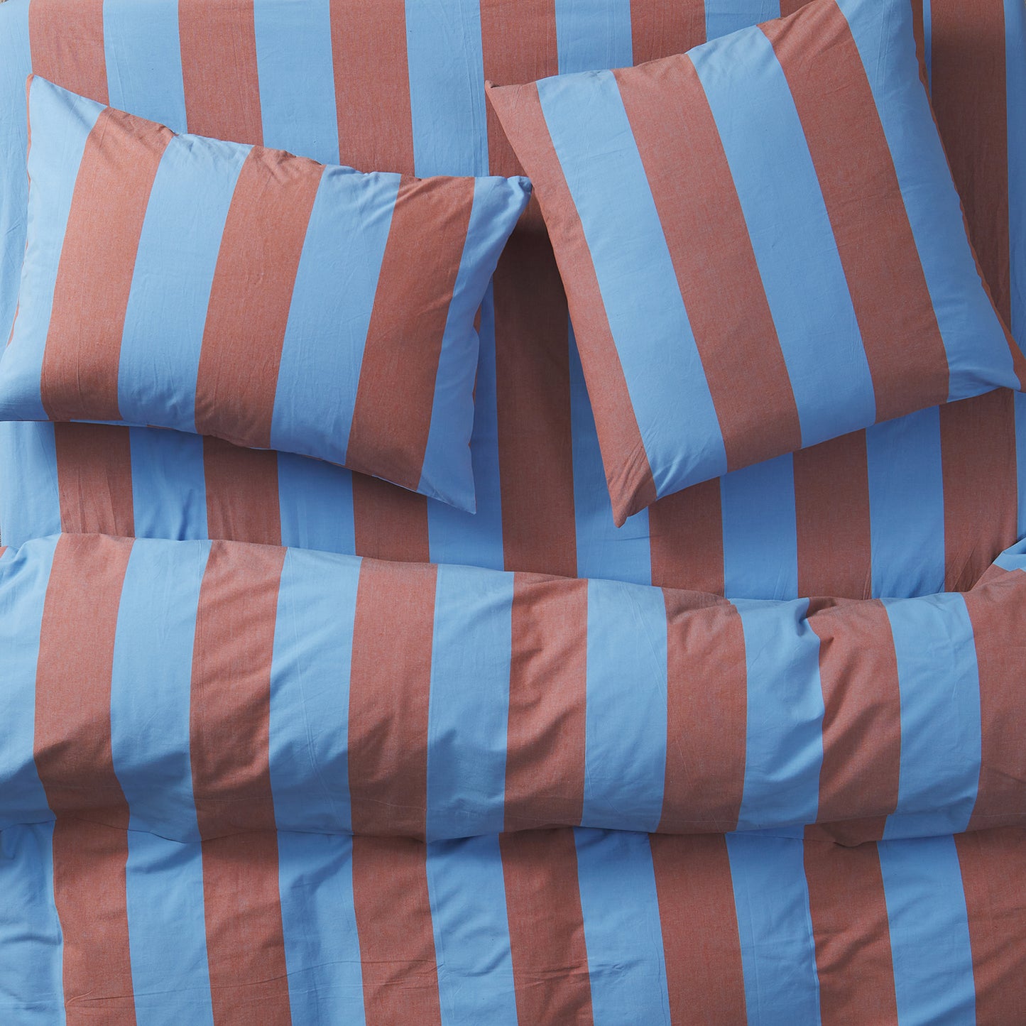 Blanca Cotton Pillowcase Set of 2 - Tiramisu