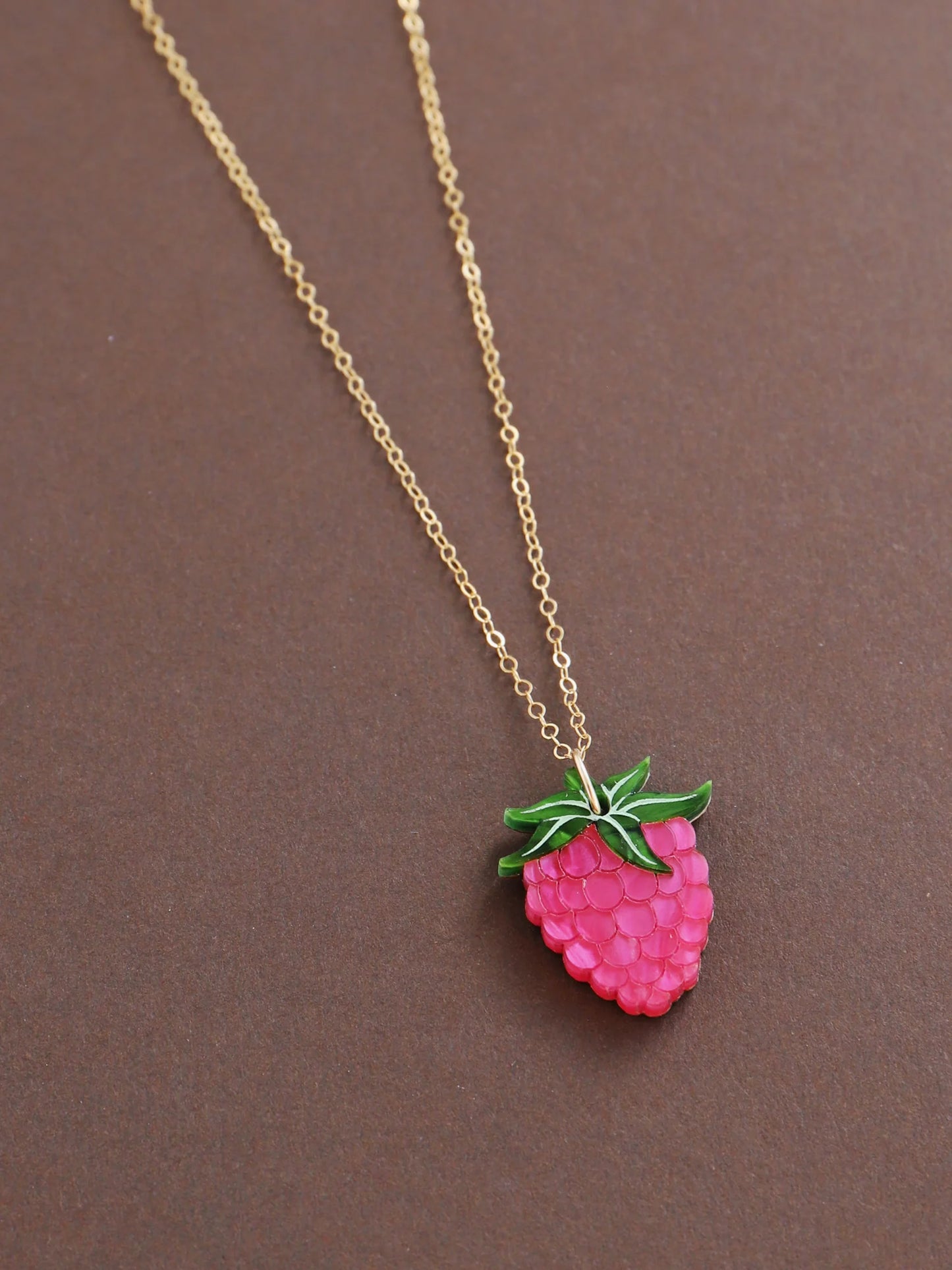 Raspberry Necklace