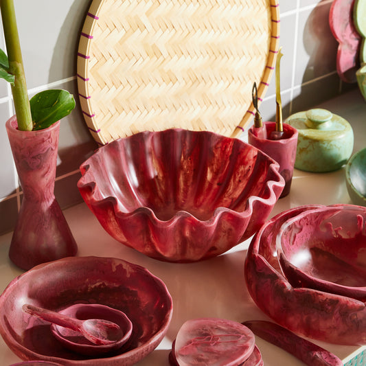 Venus Bowl Rhubarb