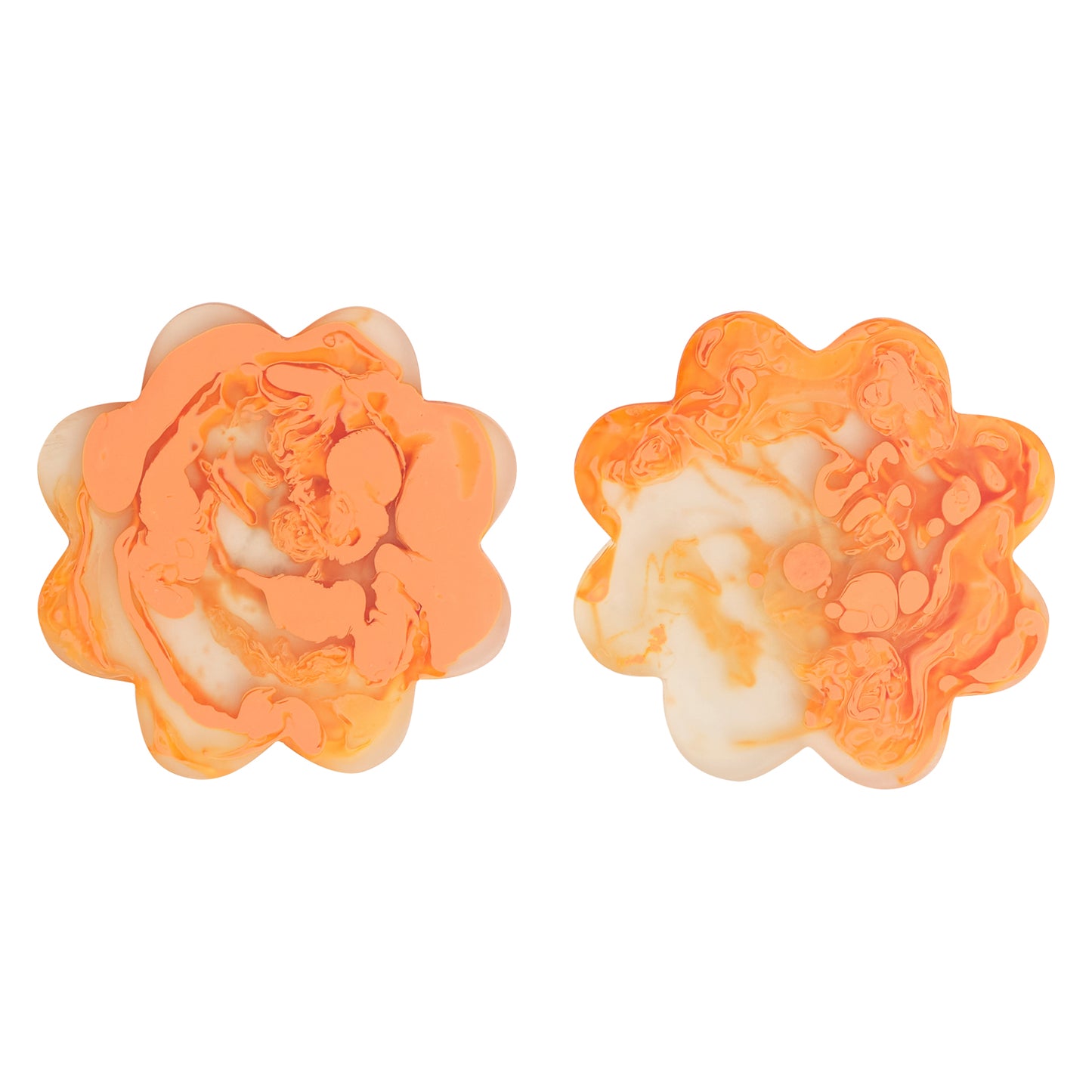 Cecilia Coasters Set of 2 - Persimmon